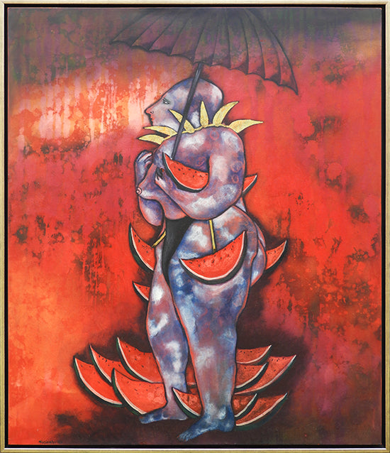 MUÑECO FONDO ROJO