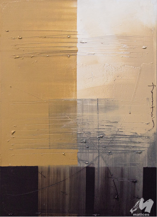 ABSTRACTO BEIGE- GRIS